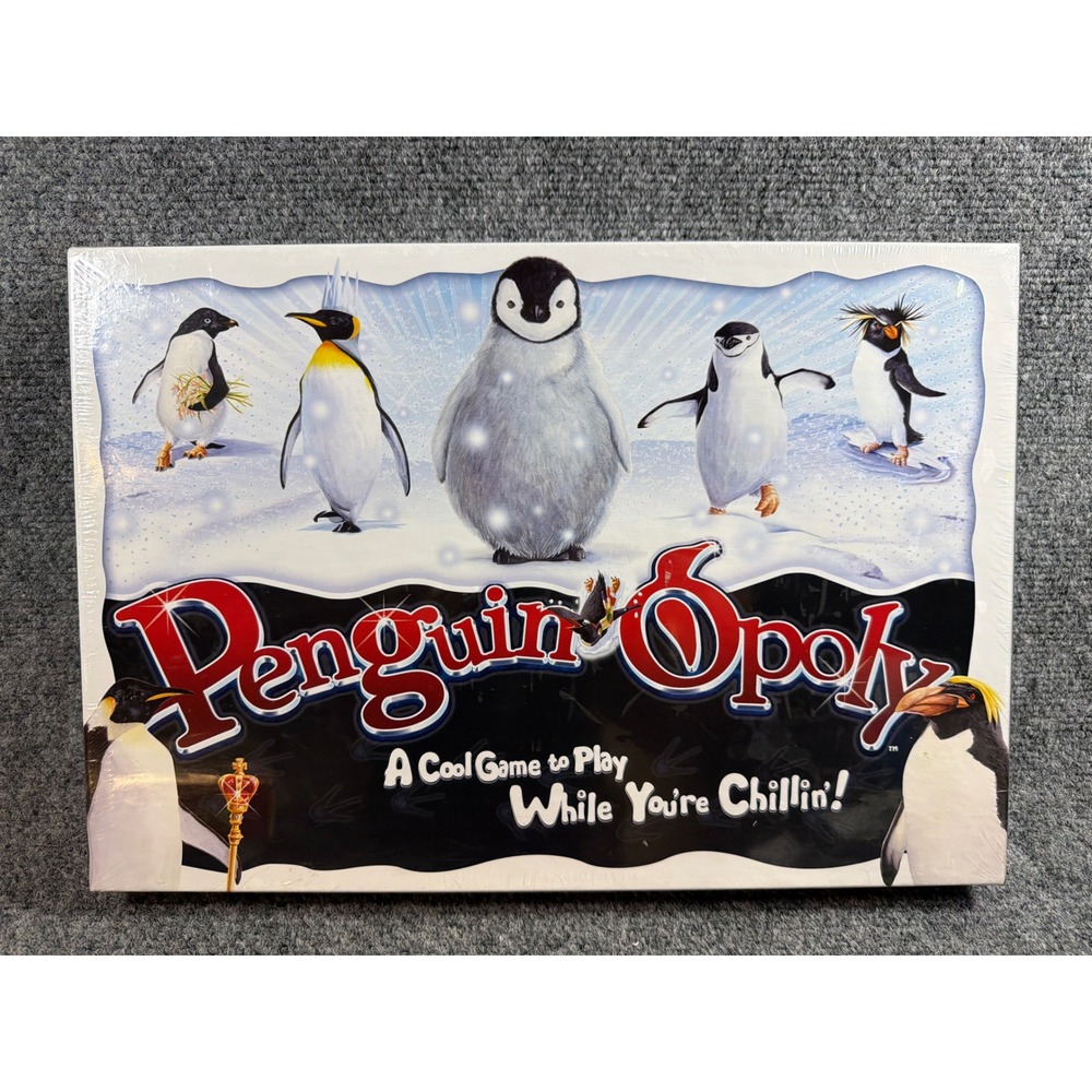 Late for the Sky Penguin-Opoly Board Game New Factory Sealed Family Fun Penguin